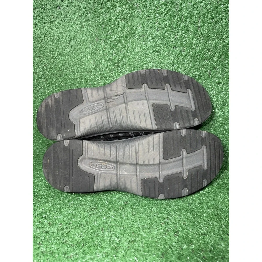 KEEN Uneek Exo Mens 11.5 Black Grey‎ Mesh Hiking Shoes Outdoor Comfort Sneakers